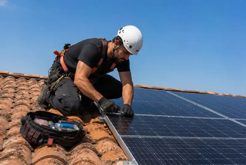 Maintenance et monitoring de panneaux solaires à Saint-Pierre-de-Chignac