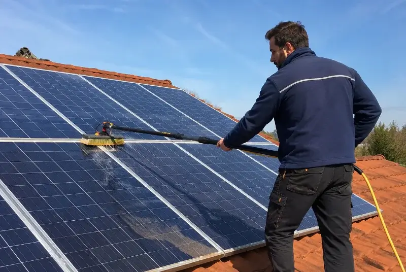 Nettoyage et entretien de panneaux solaires à Saint-Pierre-de-Chignac
