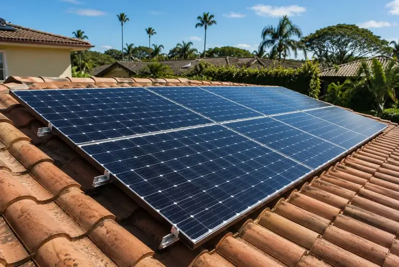 Installation de panneaux solaires à Saint-Pierre-de-Chignac